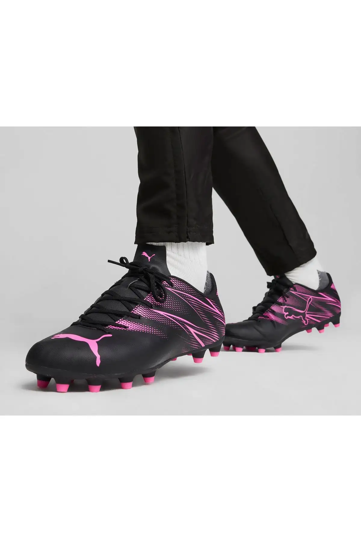 Attacanto Fg/Ag کفش فوتبال مردانه چمنی مشکی - 2115 Attacanto Fg/Ag کفش فوتبال مردانه چمنی مشکی - 2115