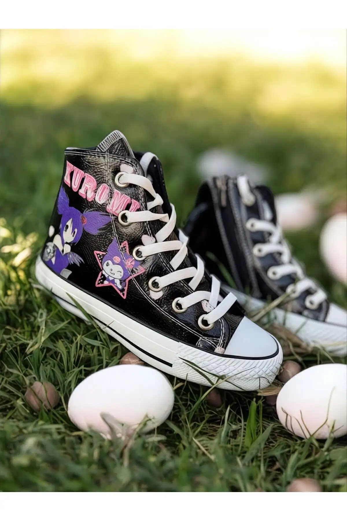 کفش بند دار دخترانه KUROMI - 1509 کفش بند دار دخترانه KUROMI - 1509