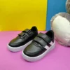 کفش کتانی بچه گانه روزانه Unisex Velcro سبک ضد لغزش کفش ورزشی مشکی راحت 100 - 1434
