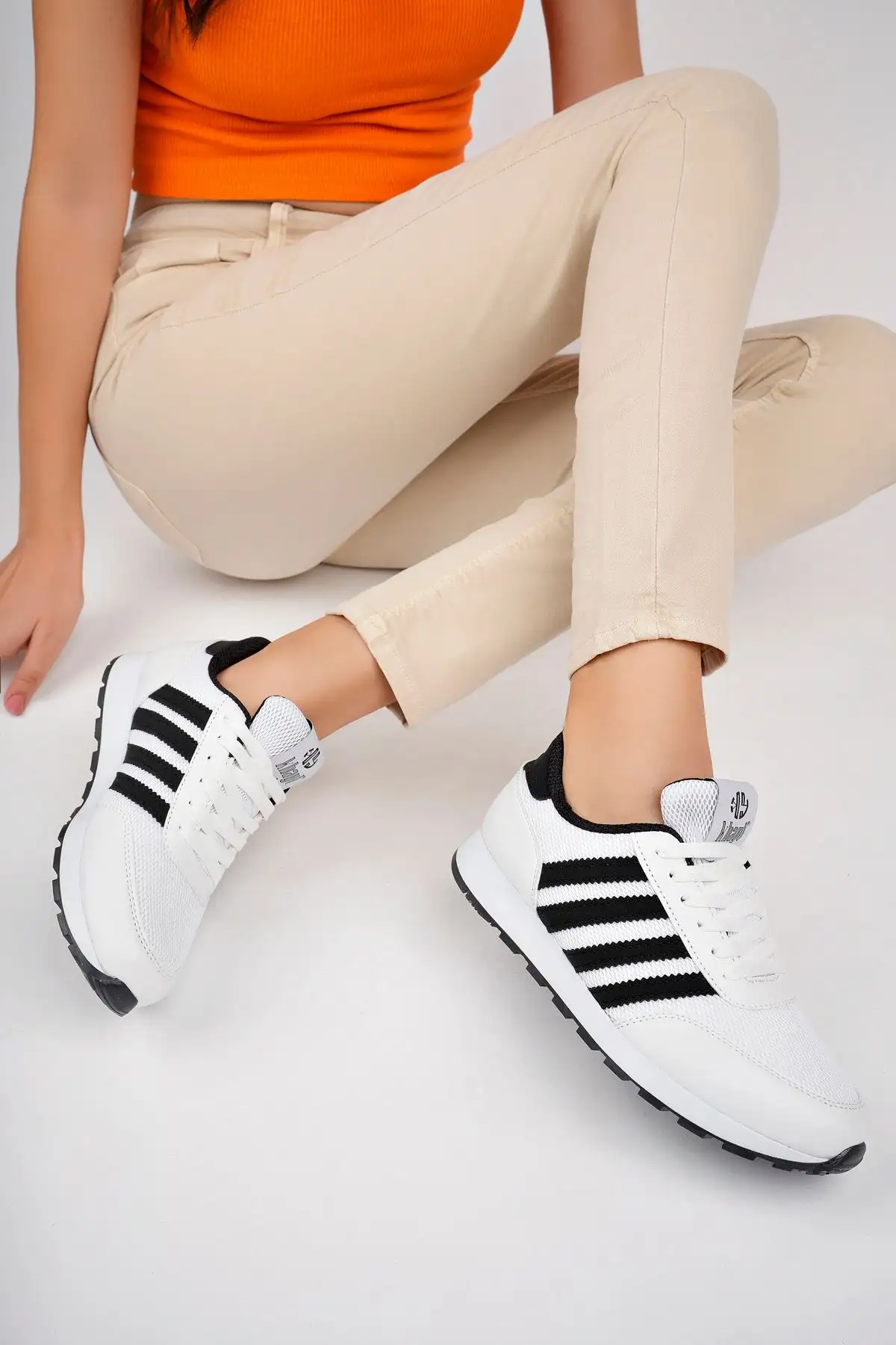 کفش اسپرت یونیسکس راحت روزانه سفید - فالکون - 1432