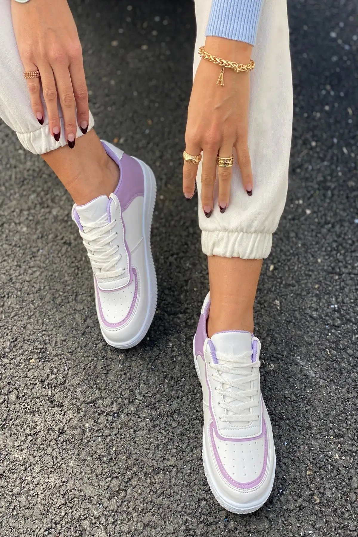 کفش ورزشی پایه هوای سفید (پایه 3 سانتی متر) - 2258 کفش ورزشی پایه هوای سفید (پایه 3 سانتی متر) - 2258