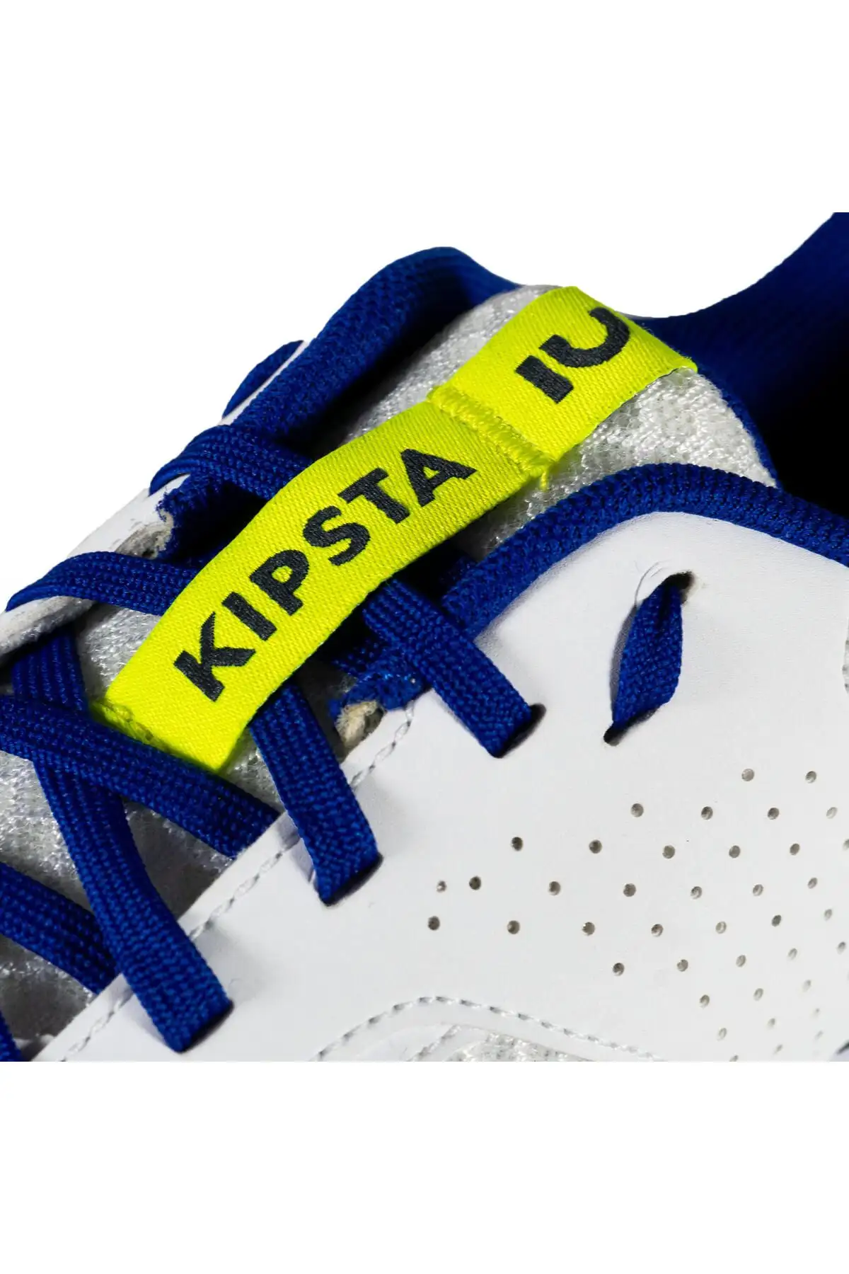 کفش والیبال بزرگسالان - سفید / آبی / زرد نئون - راحتی - 1797 کفش والیبال بزرگسالان - سفید / آبی / زرد نئون - راحتی - 1797