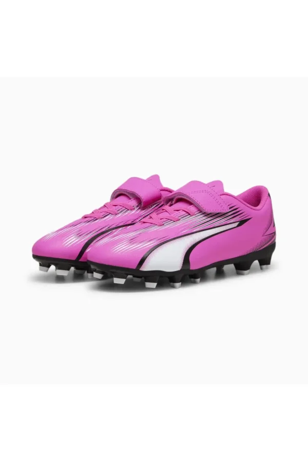 ULTRA PLAY FG/AG V Jr Pink Kids Football Shoes - 2088