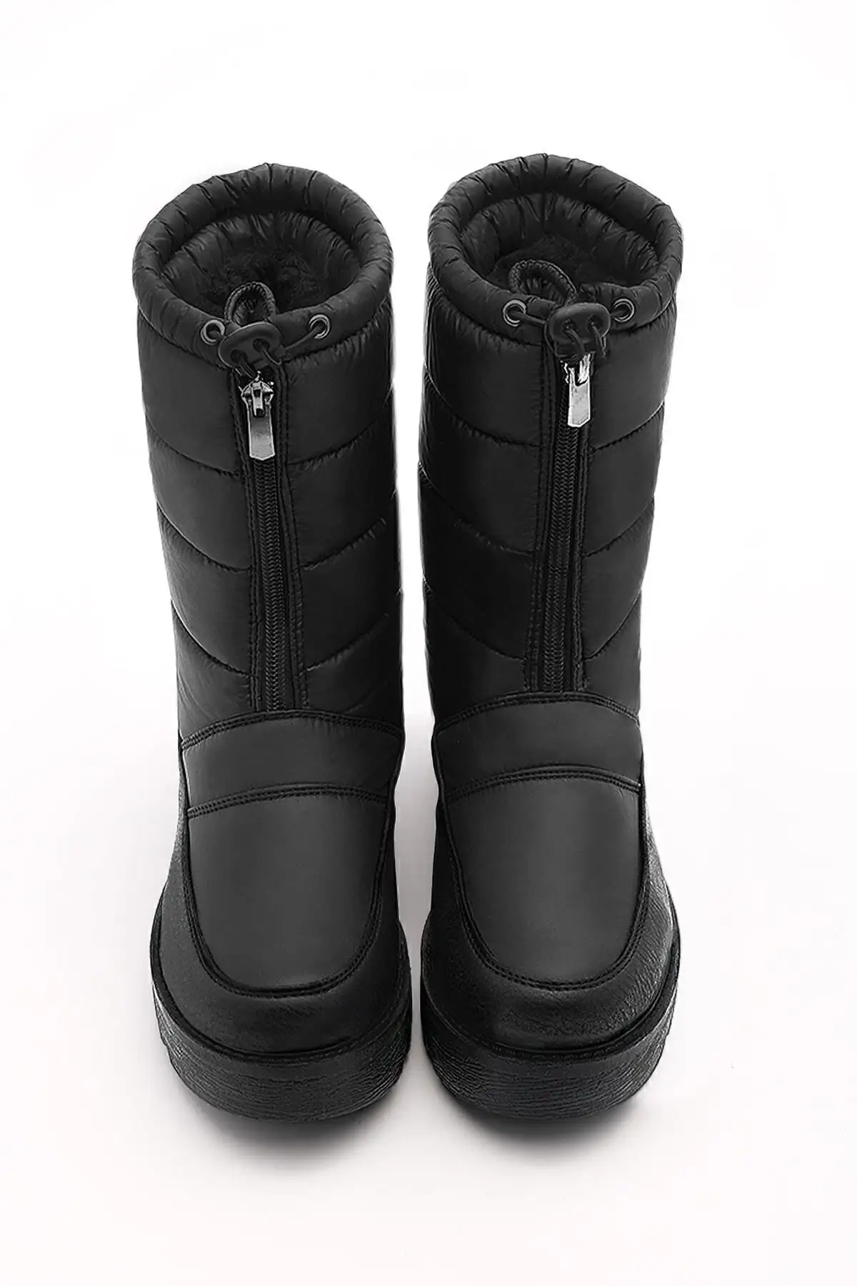 پسر برفی زن ضخیم پایه خزدار خزدار با لاستیک سیاه - 2412 پسر برفی زن ضخیم پایه خزدار خزدار با لاستیک سیاه - 2412