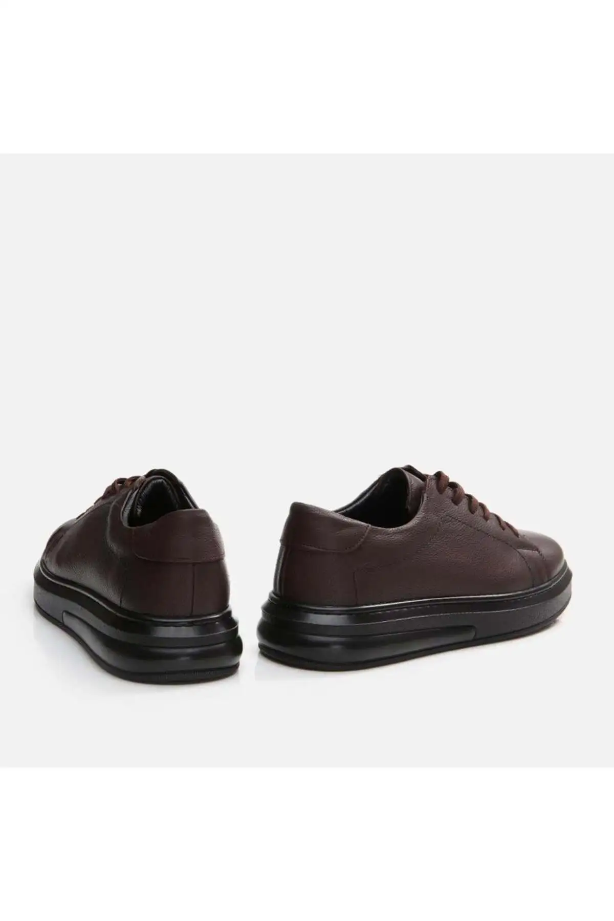 کفش راحتی مردانه قهوه ای چرم اصل - 1867 کفش راحتی مردانه قهوه ای چرم اصل - 1867