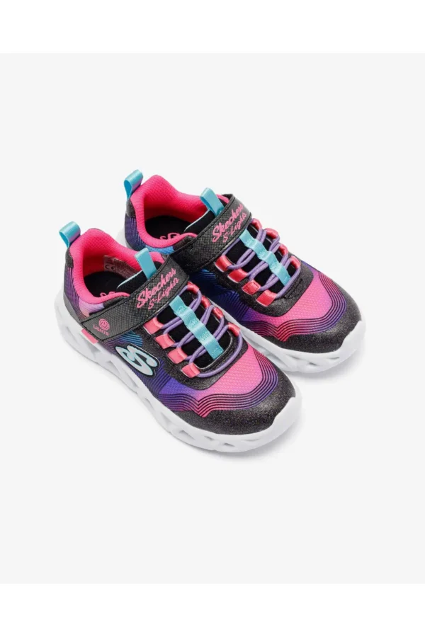 کفش ورزشی Twisty Brights 2.0 Big Girl Black Lighted 302339l Bkmt - 1512
