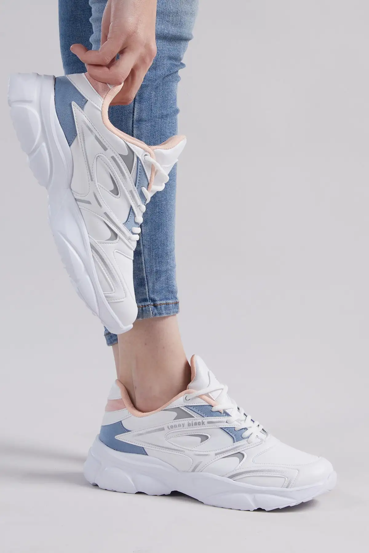 unisex White Pink Faylon Base Sport Shoes TBB013 - 2290 unisex White Pink Faylon Base Sport Shoes TBB013 - 2290