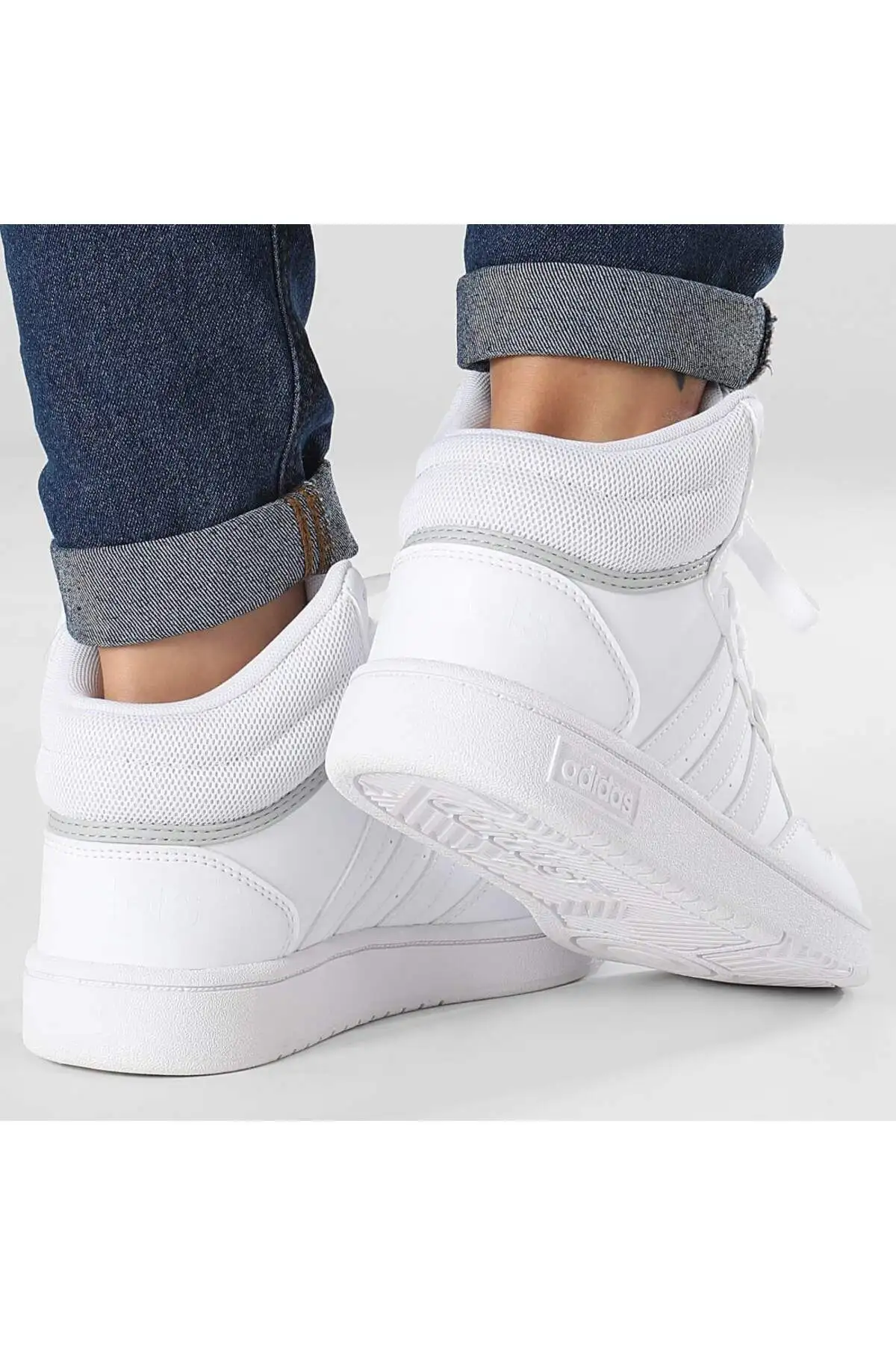 Hoops Mid 3.0 K Young Casual Shoes GW0401 White - 1766 Hoops Mid 3.0 K Young Casual Shoes GW0401 White - 1766