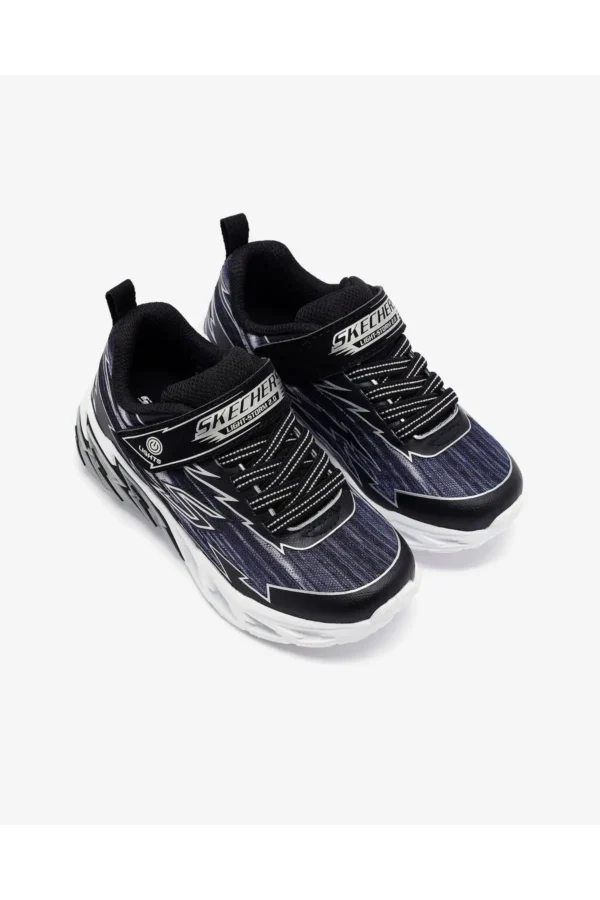 Light Storm 2.0 - Bolt-brights Big Boy Black Lighted Sports Shoes 400149l Bkgy - 1488