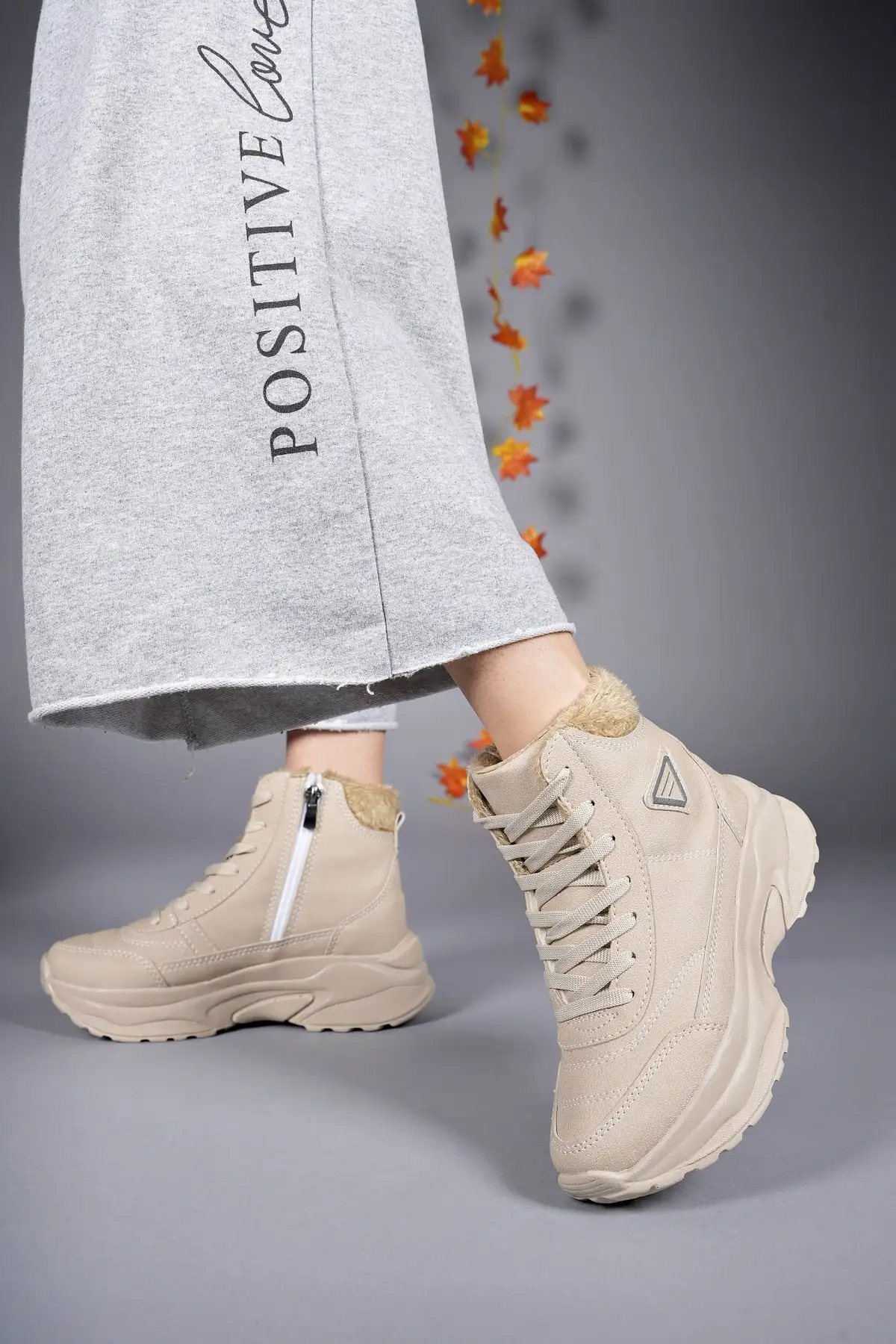 Beige Unisex Bot 0012123 - 2371 Beige Unisex Bot 0012123 - 2371