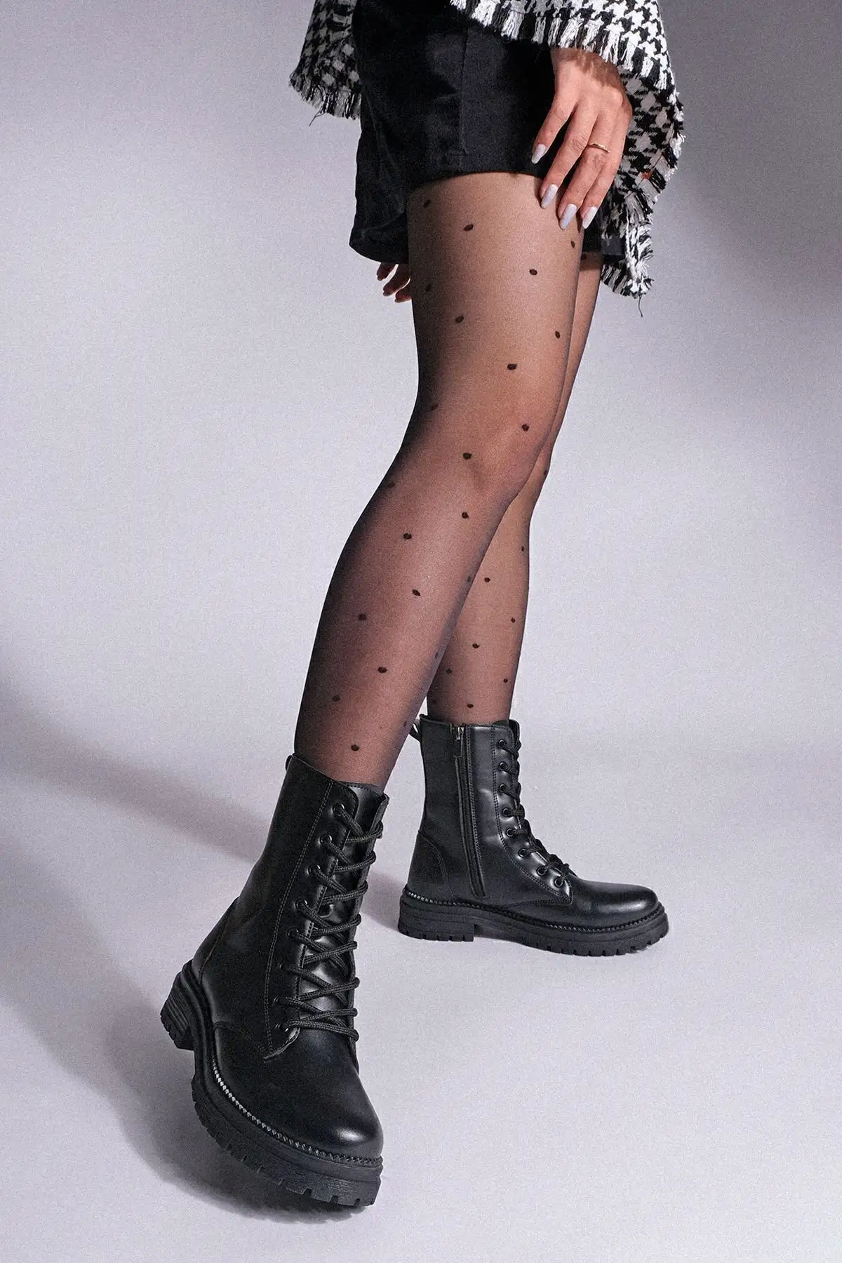 Zippered Bot Postal Women فاقد فاقد پایه Celare Black - 2389 Zippered Bot Postal Women فاقد فاقد پایه Celare Black - 2389