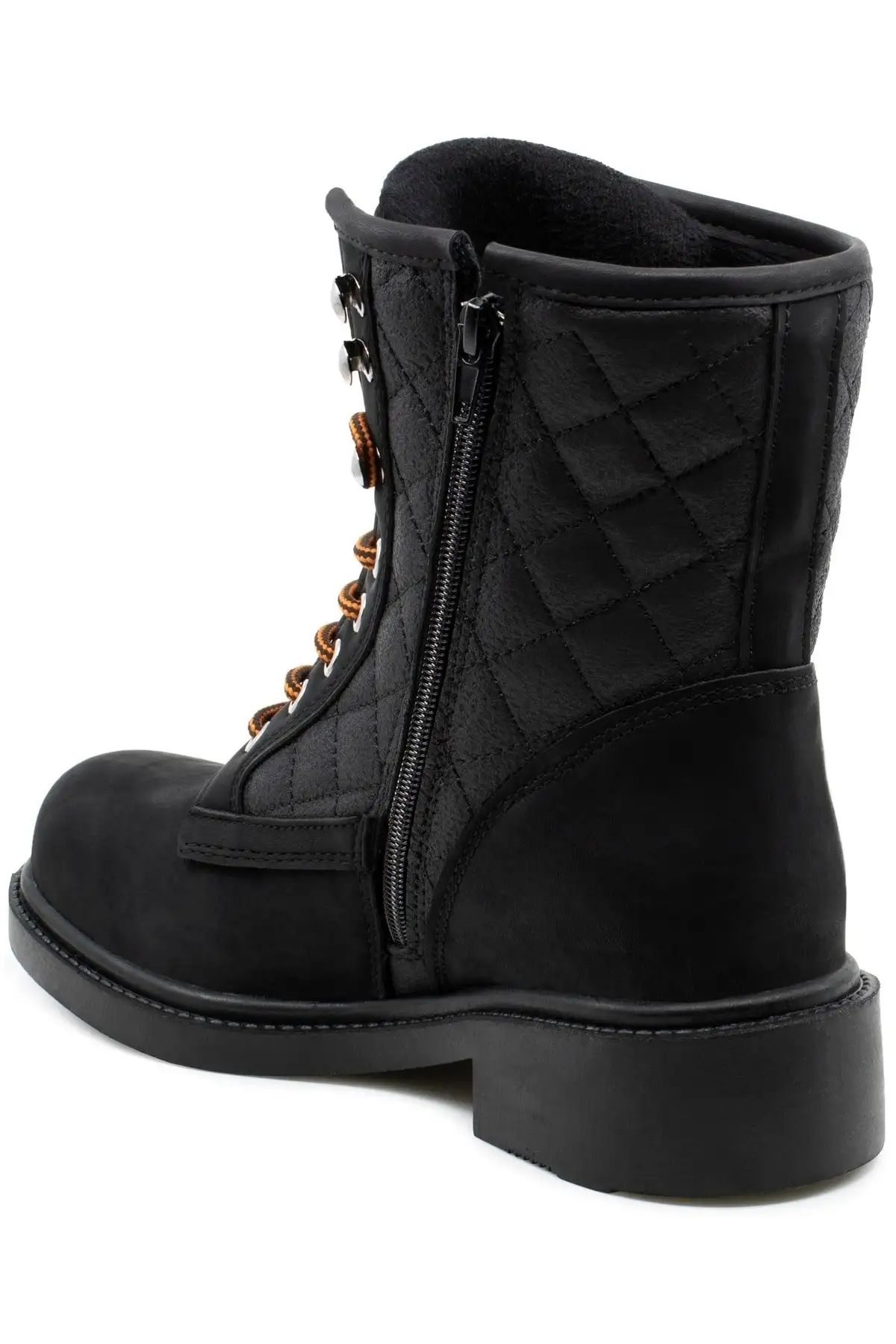 چکمه های یونیسکس زیره ضد لغزش لاستیکی زیپ دار گرم - 2183