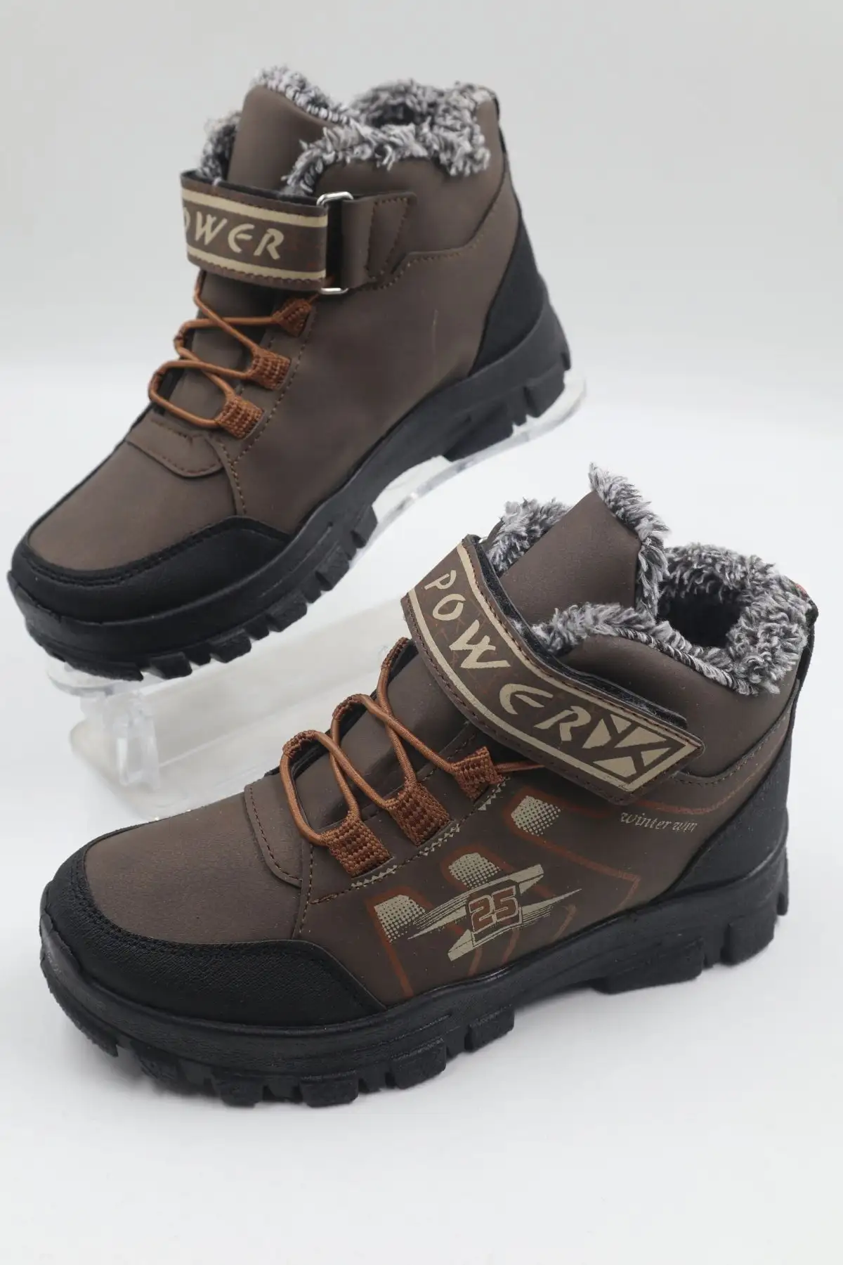 Zipper Woolen Zipper Khaki Daily Boat - 2358 Zipper Woolen Zipper Khaki Daily Boat - 2358