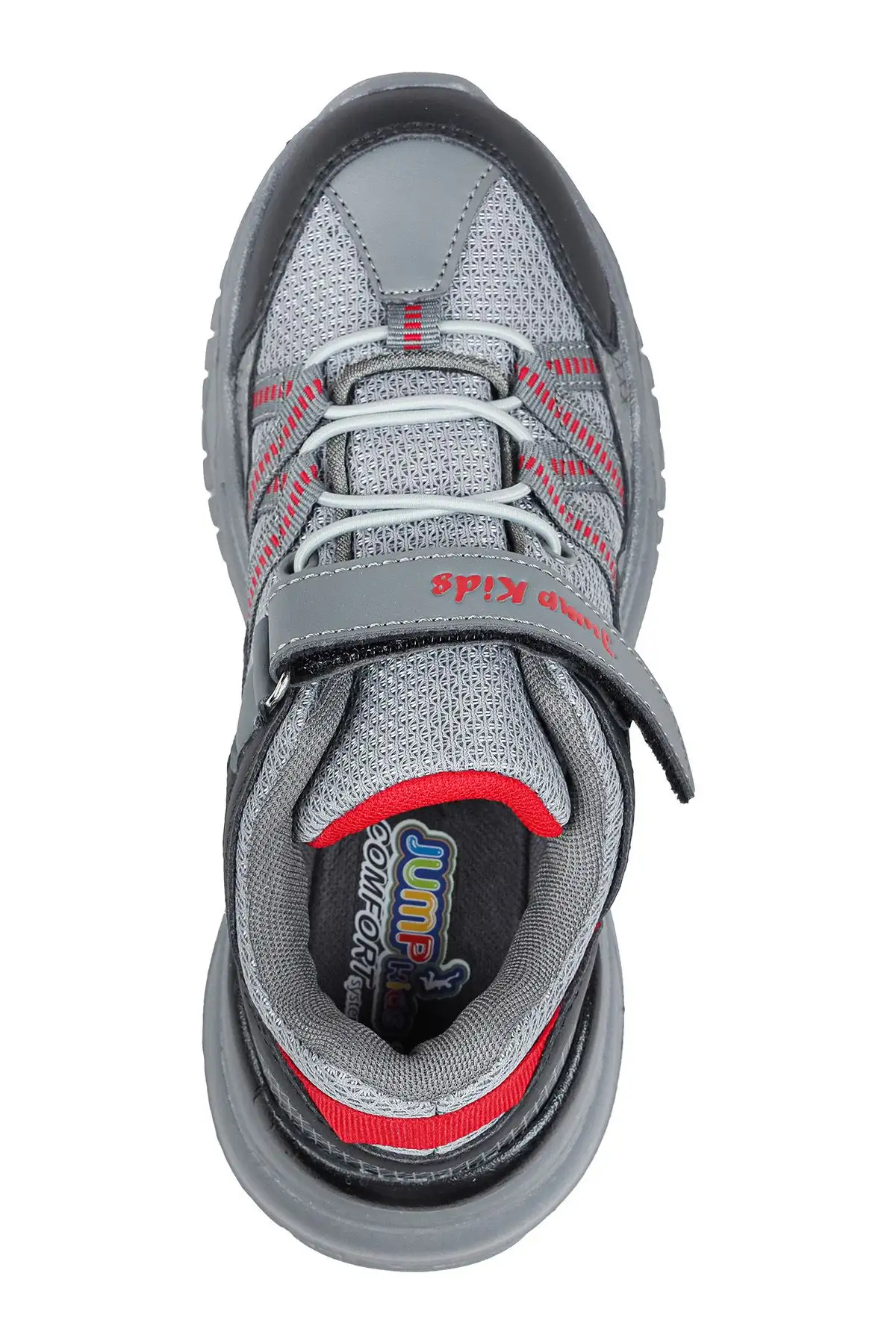 29187 کفش کتانی یونیسکس بچه گانه Velcro Grey - 2235 29187 کفش کتانی یونیسکس بچه گانه Velcro Grey - 2235