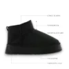 Suet Black Women in Base Writer Base Base Women Bot & Bootie - 2377