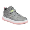 27758 Velcro High Top Gray - Sneaker دخترانه صورتی سالمون، کفش اسپرت گاه به گاه - 1550