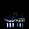 Light Storm 2.0 - Bolt-brights Big Boy Black Lighted Sports Shoes 400149l Bkbl - 1472