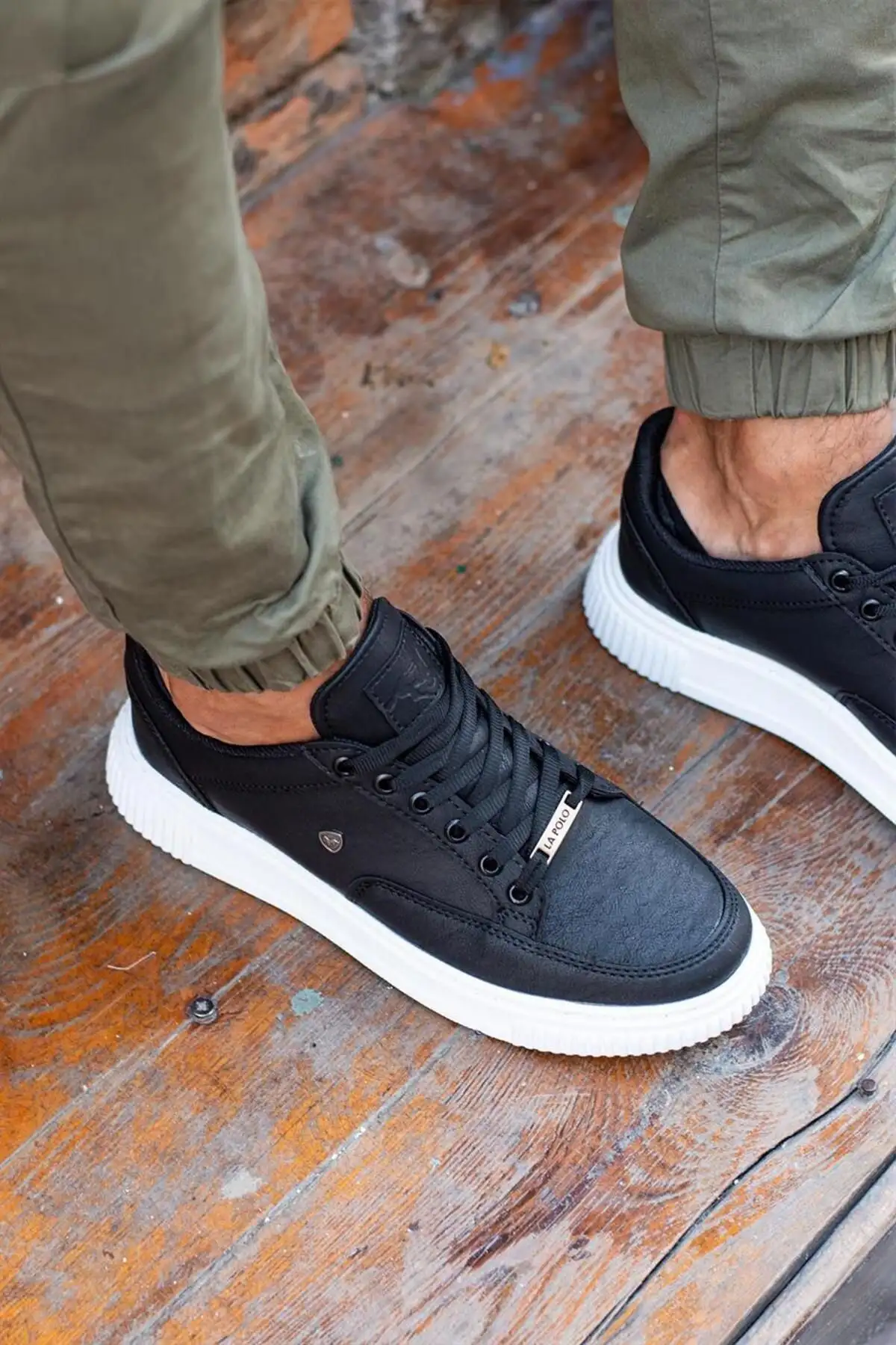 قالب راحت مردانه سیاه و سفید روزانه - 2888 قالب راحت مردانه سیاه و سفید روزانه - 2888