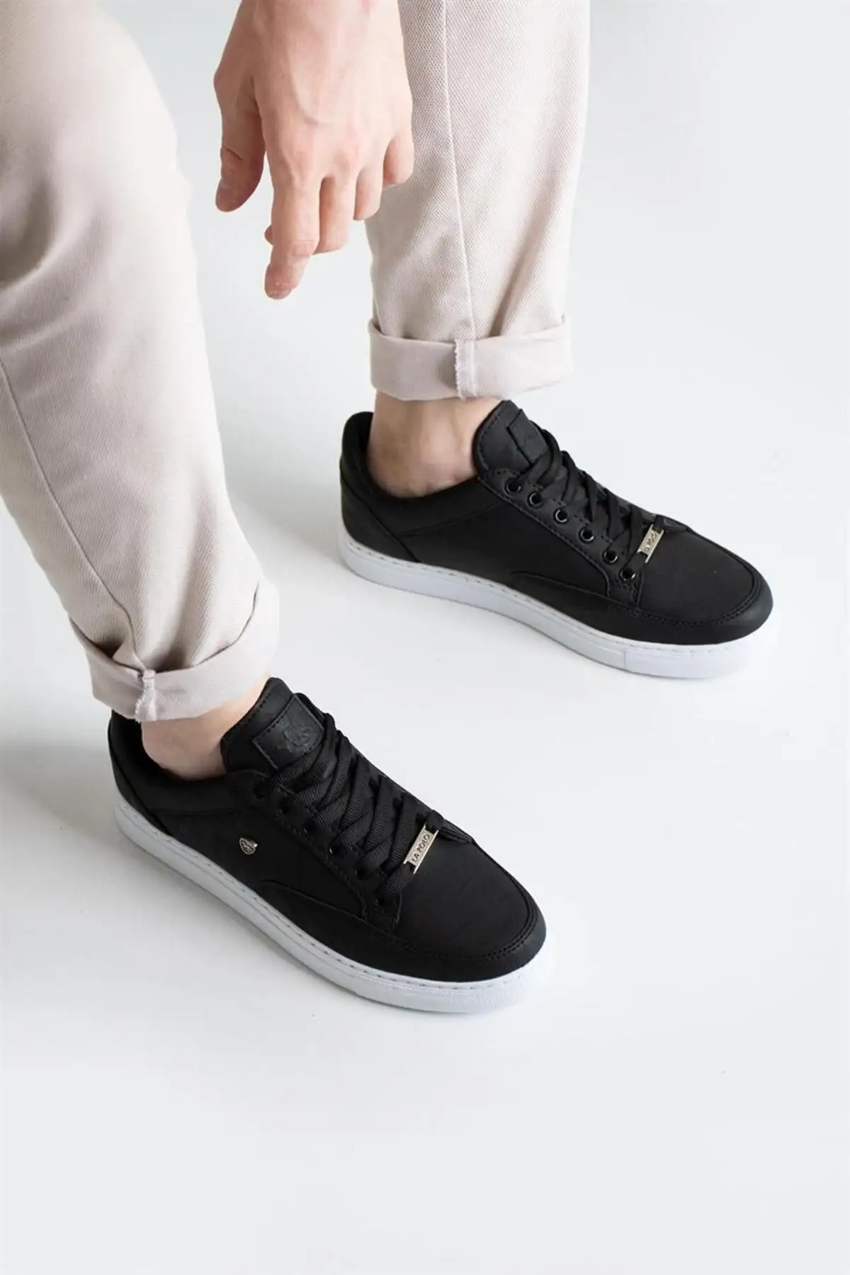 قالب راحت مردانه سیاه و سفید روزانه - 2888 قالب راحت مردانه سیاه و سفید روزانه - 2888