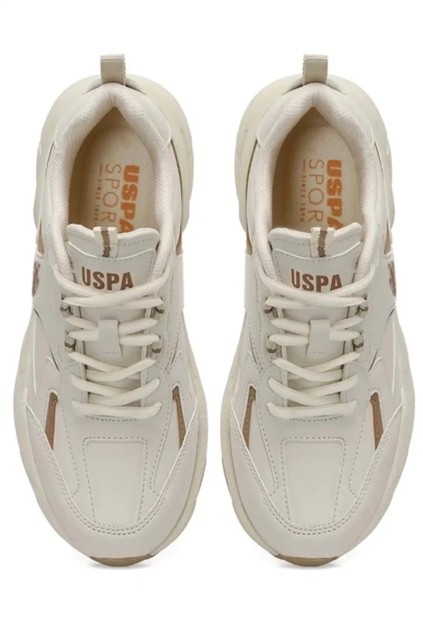 پایه Polo Assn isabella unisex sport کفش بژ - 3003