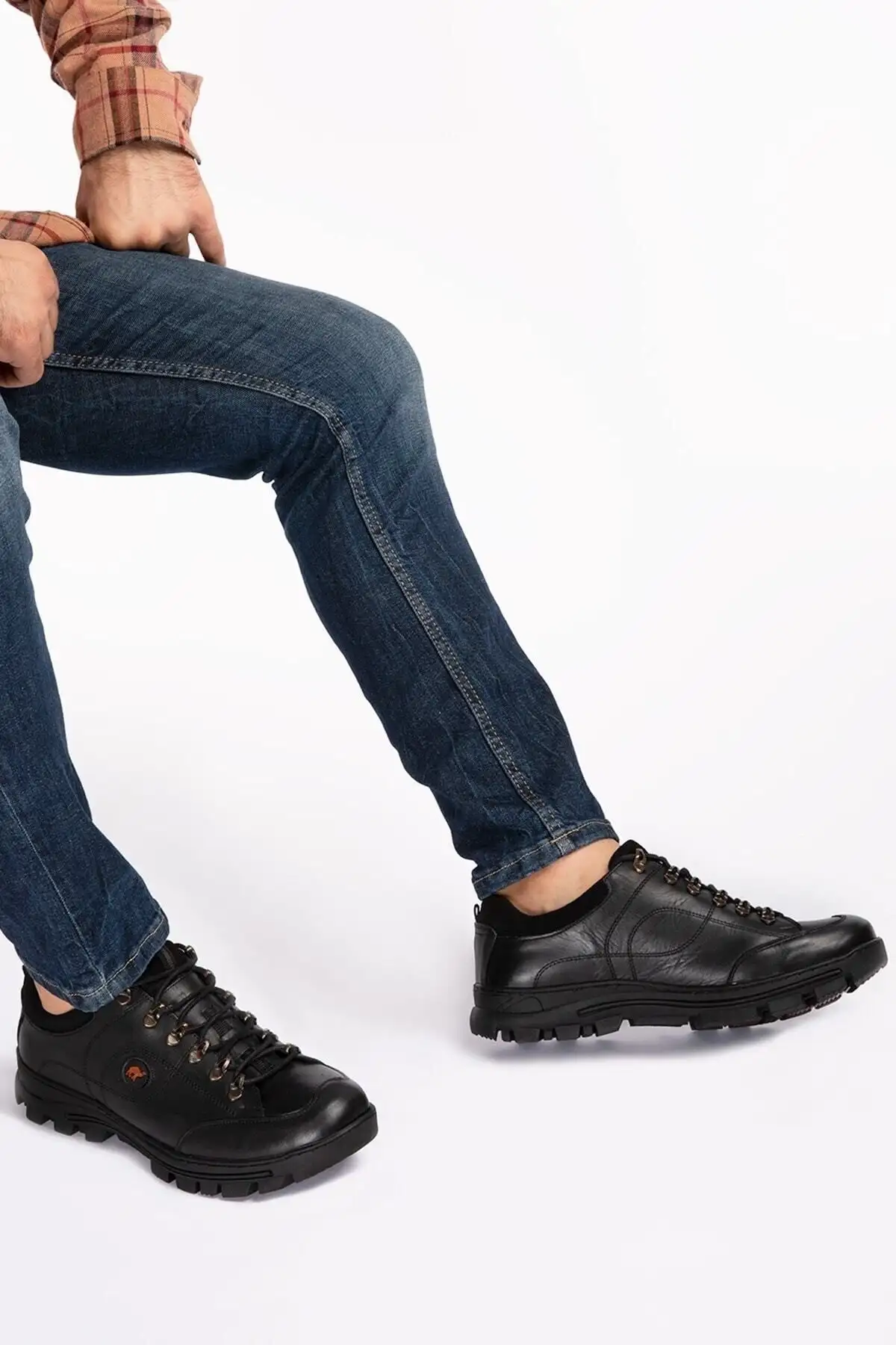 کفش های چرمی واقعی ، بخیه ، آب و ضد سرماخوردگی کفش های زمستانی مردانه - 2562 کفش های چرمی واقعی ، بخیه ، آب و ضد سرماخوردگی کفش های زمستانی مردانه - 2562