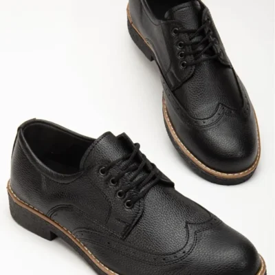 کفش های کلاسیک سیاه کلاسیک Ortapecik - 2469