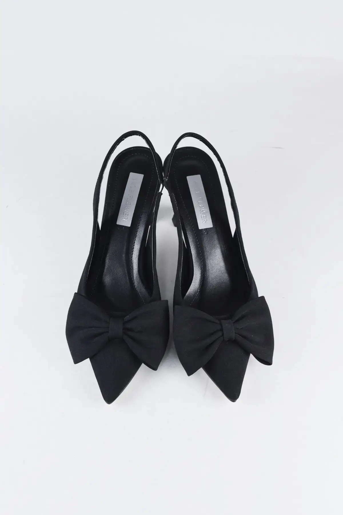 لباس شب تعظیم زنان با پاشنه های پارچه سیاه 7 سانتی متر - 2503 لباس شب تعظیم زنان با پاشنه های پارچه سیاه 7 سانتی متر - 2503