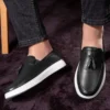 Fringe Genuine Leather Men's Daily Men ، کفش های Loafer ، کفش های سبک ، کفش های تابستانی - 2892