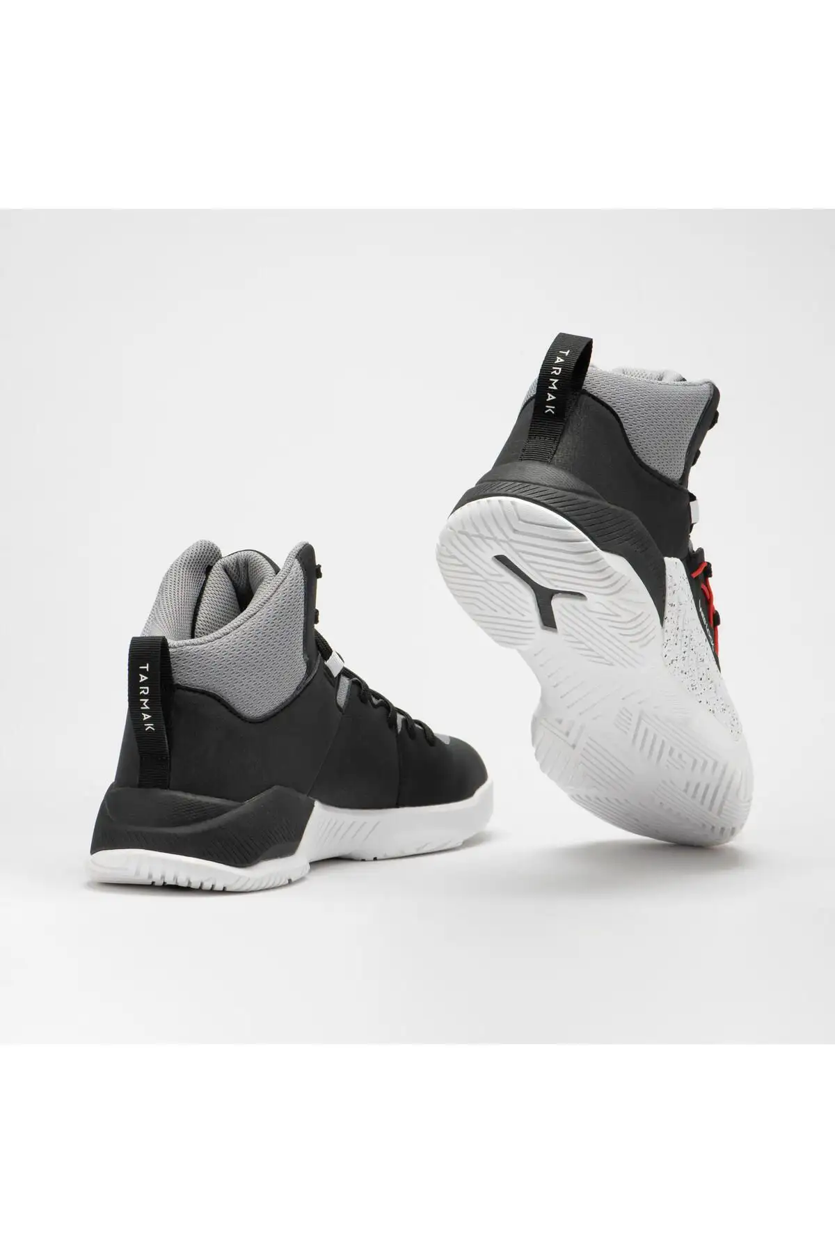 کفش بسکتبال بزرگسالان - خاکستری/سیاه - محافظت از 120 - 2965 کفش بسکتبال بزرگسالان - خاکستری/سیاه - محافظت از 120 - 2965