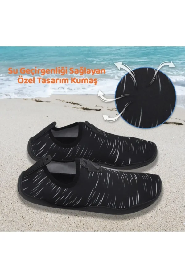 Hayal Black -and -White Multi -Purpose Beach و Sea -3022