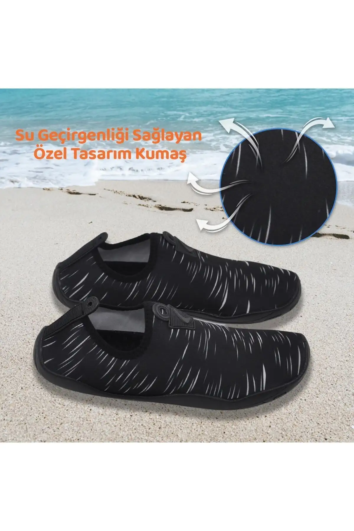 Hayal Black -and -White Multi -Purpose Beach و Sea -3022 Hayal Black -and -White Multi -Purpose Beach و Sea -3022
