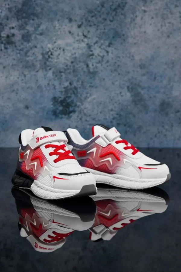 DS Mirana White Red Black Bull Sneaker - 2541