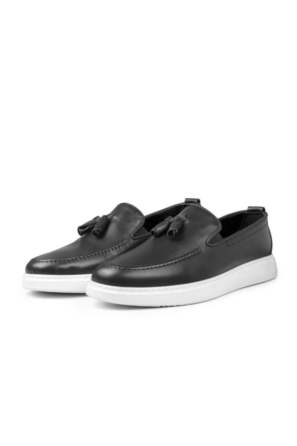 Fringe Genuine Leather Men's Daily Men ، کفش های Loafer ، کفش های سبک ، کفش های تابستانی - 2892
