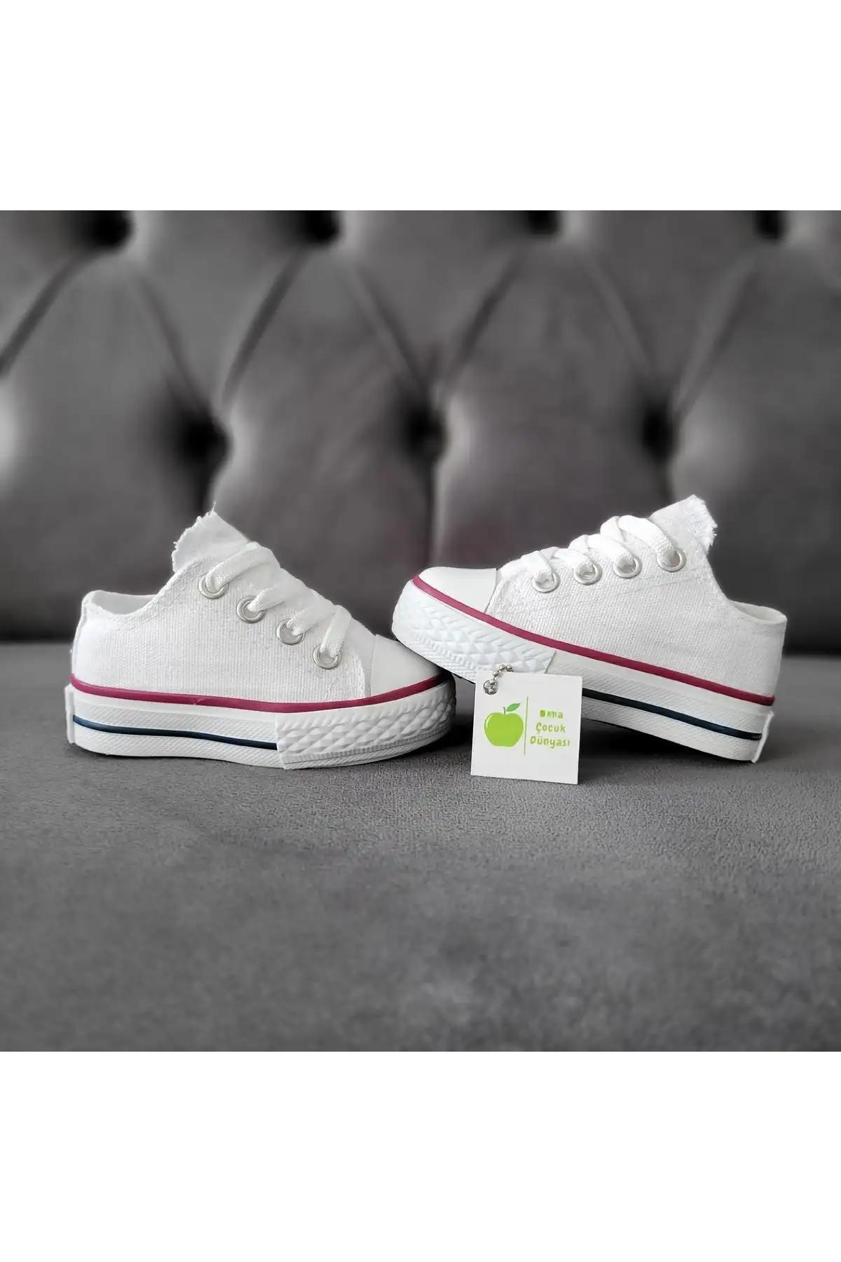 یونیزکس پسر پسر پسر پسر بچه توری کوتاه توری کانوا Kanvas Kinen کفش ورزشی ورزشی - 2626