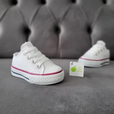 یونیزکس پسر پسر پسر پسر بچه توری کوتاه توری کانوا Kanvas Kinen کفش ورزشی ورزشی - 2626