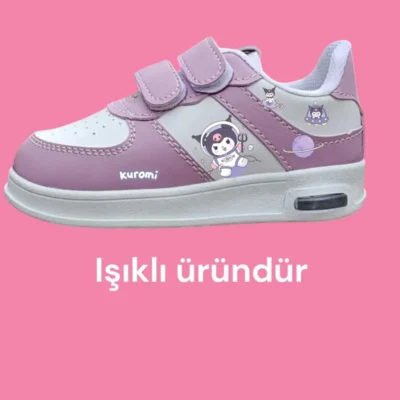 کفش ورزشی دختر بچه چاپ شده Kuromnik (Not 31/35 Light) - 2643