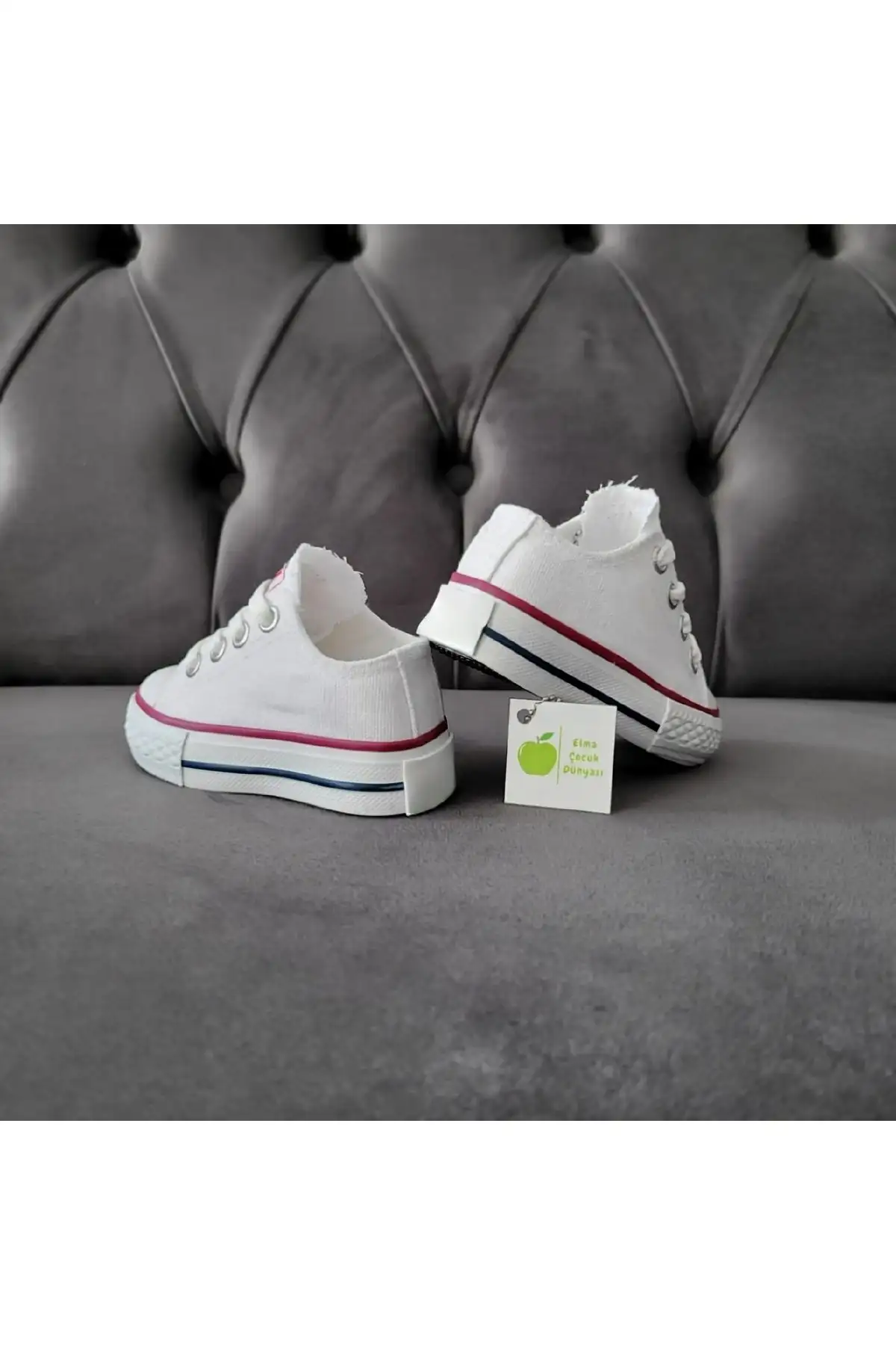 یونیزکس پسر پسر پسر پسر بچه توری کوتاه توری کانوا Kanvas Kinen کفش ورزشی ورزشی - 2626