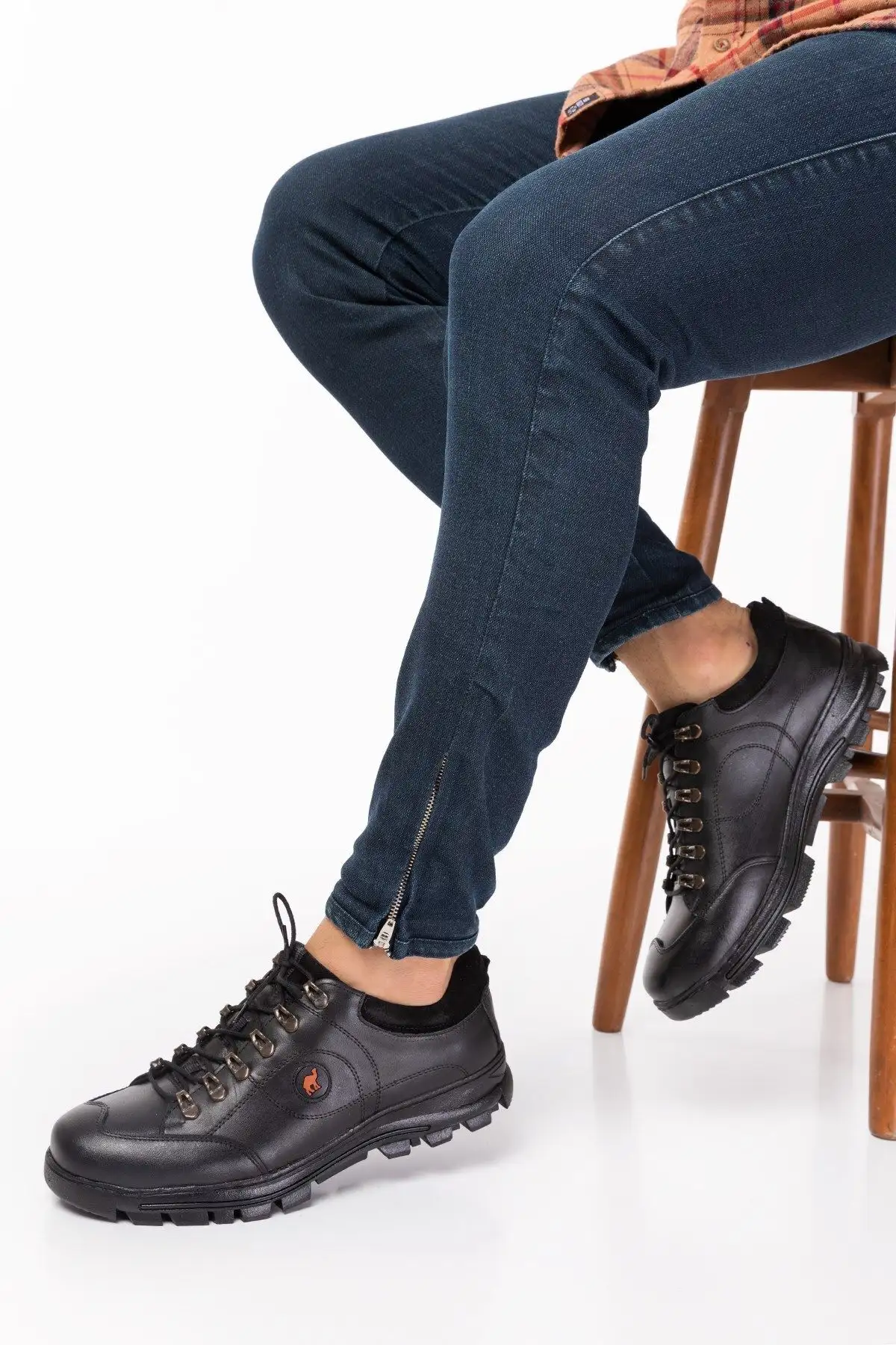 کفش های چرمی واقعی ، بخیه ، آب و ضد سرماخوردگی کفش های زمستانی مردانه - 2562 کفش های چرمی واقعی ، بخیه ، آب و ضد سرماخوردگی کفش های زمستانی مردانه - 2562