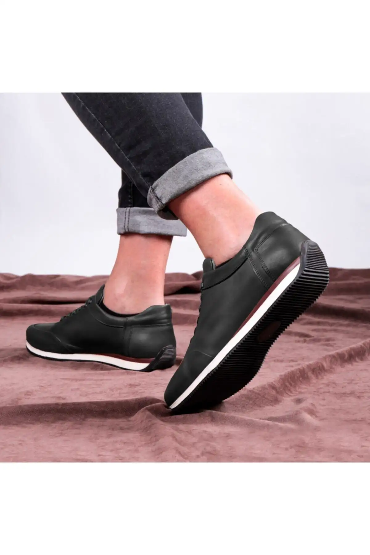 کفش های روزانه مردانه چرمی واقعی ، کفش های گاه به گاه ، کفش 100 ٪ چرمی ، 4 فصل - 2909 کفش های روزانه مردانه چرمی واقعی ، کفش های گاه به گاه ، کفش 100 ٪ چرمی ، 4 فصل - 2909