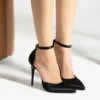 STILETTO SATIN SATIN SATIN THEELED THEEL THELED با باند مچ دست - 2495