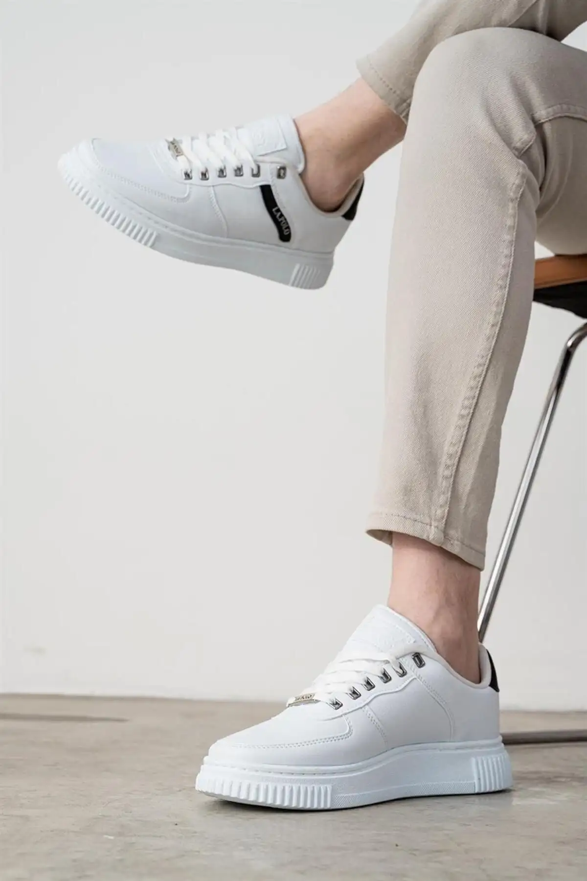 رنگ سفید سیاه و سفید کفش کفش ورزشی - 2680 رنگ سفید سیاه و سفید کفش کفش ورزشی - 2680