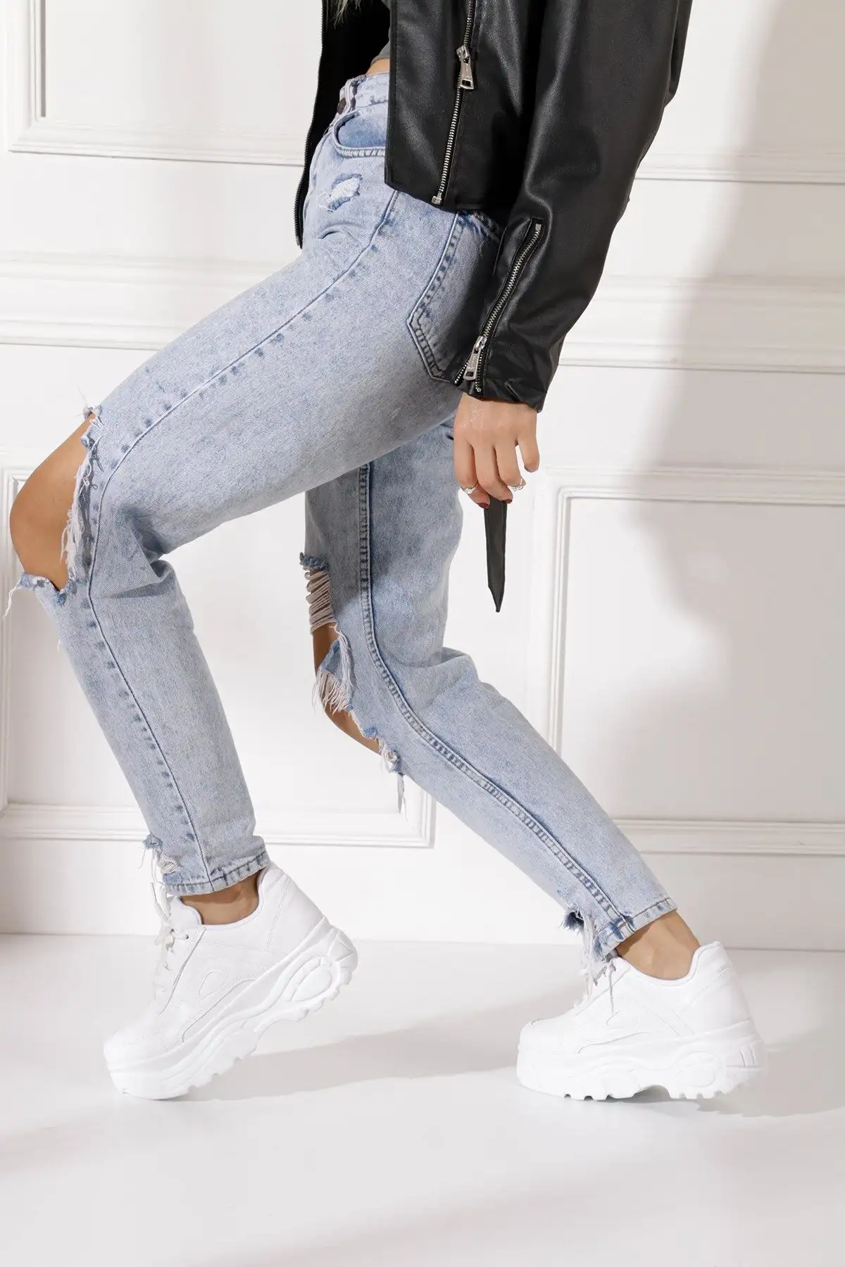 کفش های ورزشی روزانه زنان فاقد نور سبک سبک Snnerer 001 - 2589 کفش های ورزشی روزانه زنان فاقد نور سبک سبک Snnerer 001 - 2589