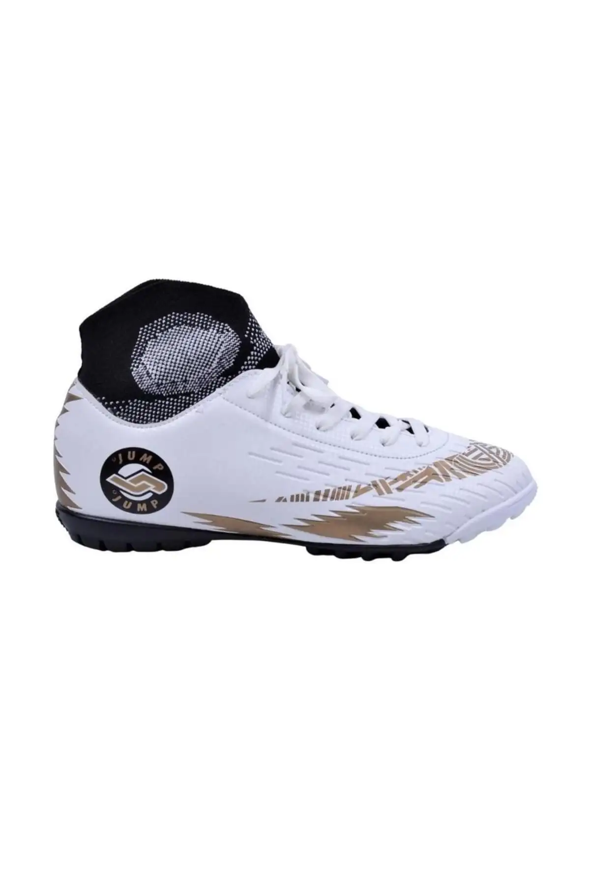 کفش فوتبال چمن مصنوعی مردانه سفید طلایی - 2581