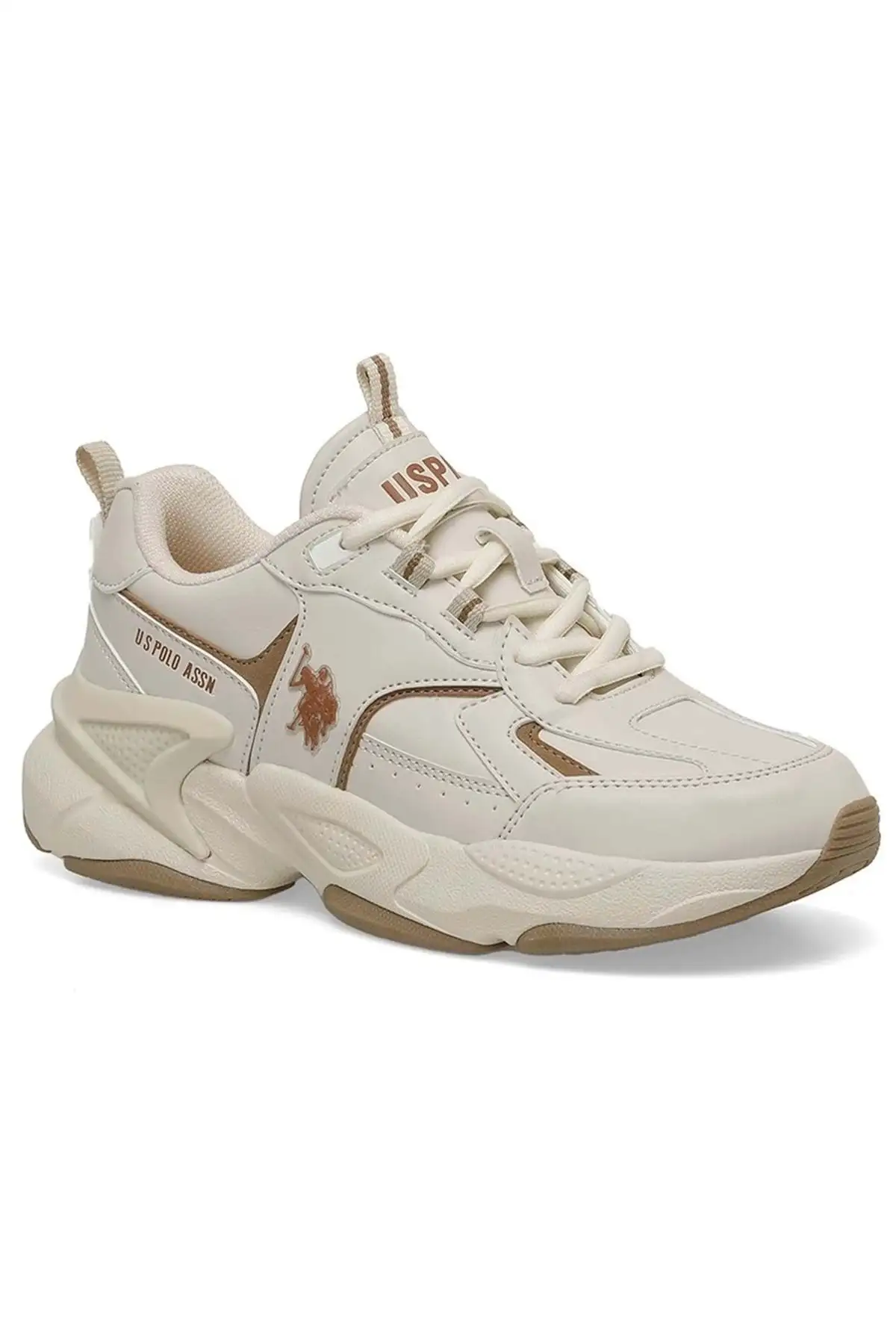 پایه Polo Assn isabella unisex sport کفش بژ - 3003 پایه Polo Assn isabella unisex sport کفش بژ - 3003