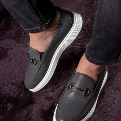 لنگر کفش روزانه مردانه چرمی ، کفش های لوفر ، کفش های سبک ، کفش های تابستانی - 2904