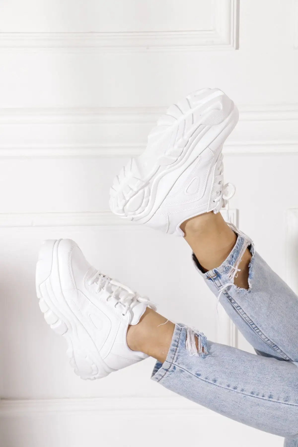 کفش های ورزشی روزانه زنان فاقد نور سبک سبک Snnerer 001 - 2589 کفش های ورزشی روزانه زنان فاقد نور سبک سبک Snnerer 001 - 2589