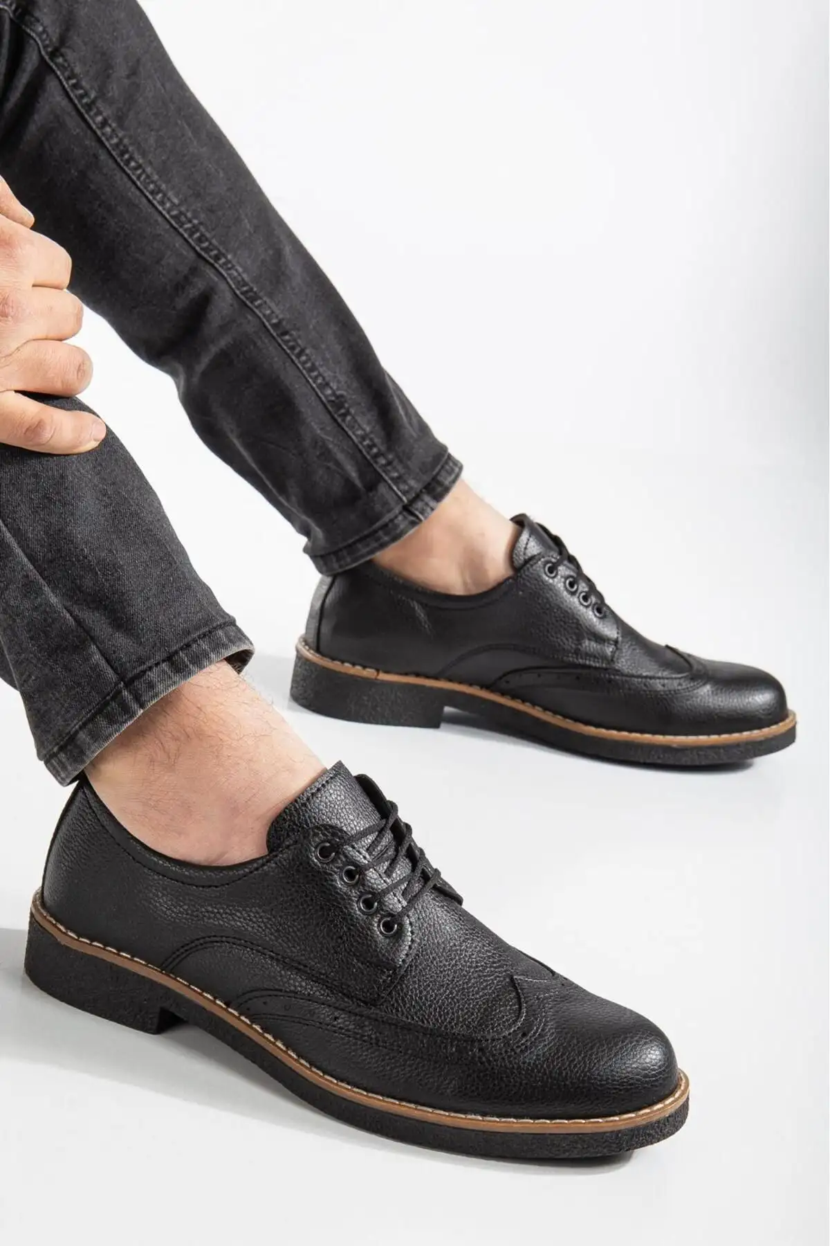 کفش های آرام 4 فصل مردان سیاه - 2483 کفش های آرام 4 فصل مردان سیاه - 2483