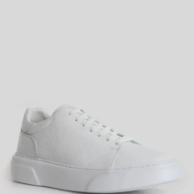 کفش کفش ورزشی چرمی Tommy Men White - 2570