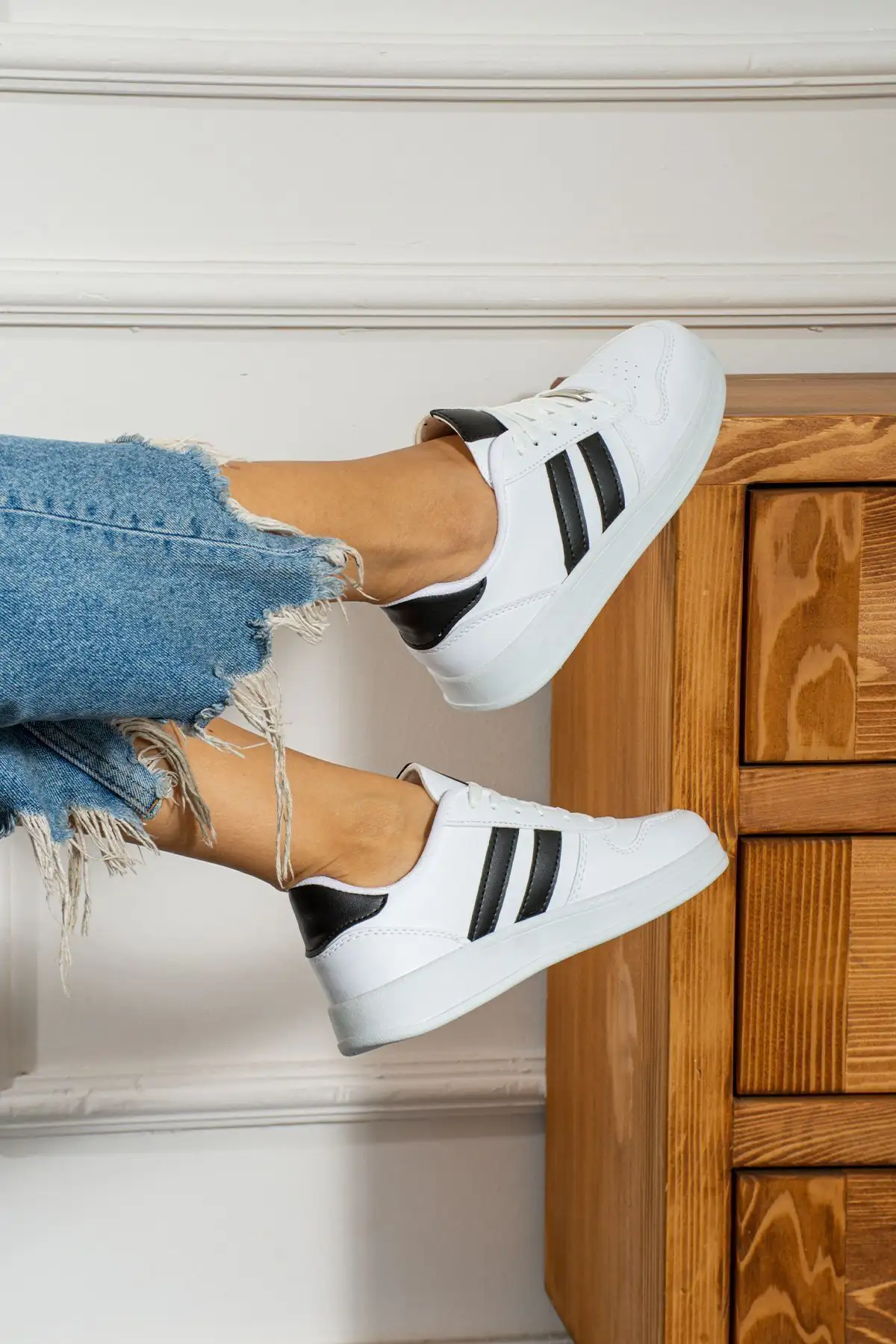 کفش کفش ورزشی یونیزکس روزانه دو باند - 2608 کفش کفش ورزشی یونیزکس روزانه دو باند - 2608