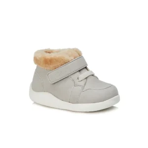 Tinky Furry Unisex First Step Grey Daily Shoes - 2777